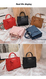  Shoulder Bag Women Summer Retro Lychee Pattern Tote Bag Simple Handbag Mart Lion - Mart Lion