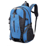 Nylon Waterproof Travel Backpacks Men's Climbing Bags Hiking Boy Girl Cycling Outdoor Sport School Bag Backpack For Women Mart Lion Blue 33x52x18cm 