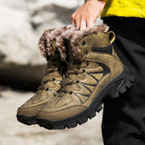 Winter Men‘s Hiking Shoes Outdoor Trekking Boots High Top Mountain Climbing Sneakers Tactical Ankle Boots Mart Lion   