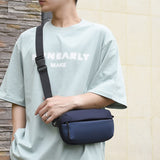 Men's Bag Casual Waist Bag Male Leisure Chest Bags Trendy Shoulder Chest Phone Purse Fanny Pack Mart Lion   