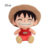 25cm One Piece Plush Stuffed Toys Luffy Zoro Chopper Ace Law Cartoon Anime Figure Doll Kids Kawaii Decor Mart Lion 25cm Luffy A China