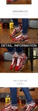  graffiti Printed Men's Suede Sneakers Red Running Shoes Jogging Light Gym Trainers Flat Embroidery Mart Lion - Mart Lion