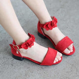 Kids Shoes For Girls Summer Sandals Children Adult Sandals Enfants School Flat Shoe For Girls Mother Mart Lion red 26 