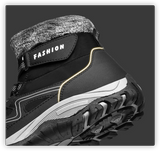 Couple Hiking Shoes High-Top Outdoor Cotton Shoes Velvet Wear-resistant Men's Trekking Tactical Sneakers Mart Lion   