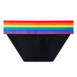 Jockmail Underwear Men's Briefs Slips Penis Pouch Panties Bikini Brief Cueca Gay Hombre Breathable Underpants Rainbow Mart Lion   