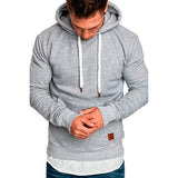 Men's Hoodies Sweatshirts Leisure Pullover Jumper Jacket Mart Lion Light gray S 