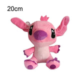 10pcs/lot 20cm cute Soft Stitch Stuffed plush toy cartoon anime Lilo Stitch Plush Toys Mart Lion 20cm pink  