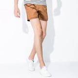 Men's Casual Sleep Bottom Shorts White Silky Pajamas Shorts Drawstring Pocket Satin Homewear Lounge Beach Boxershorts Mart Lion   