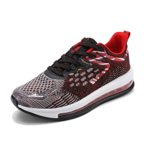 Air Cushion Running Shoes Men's Mesh Sneakers Athletic Sports Jogging Walking Outdoor Gym Training Footwear Mart Lion 795red 6.5 