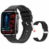Smart Watch Sangao Laser Health Treatment Body Temperature Accurate Blood Oxygen SPO2 BP 24H Heart Rate Monitoring Smartwatch Mart Lion Black  