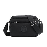 Women Messenger Bag Small Nylon Shoulder Crossbody Female Luxury Tote Designer Handbag Mart Lion Black  