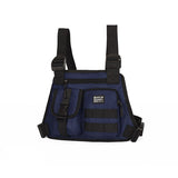 Functional Tactical Chest Bag Men's Bullet Hip Hop Vest Streetwear Bag Waist Pack Male Black Chest Rig Bag Mart Lion   