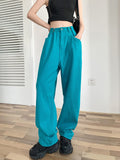 Baggy Women Jeans Streetwear Young Trend Denim Pants Boyfriend Korean Pantalon Pour Femme Clothing Mart Lion   