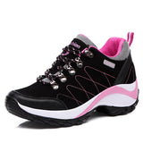 Tennis Shoes Women  Cushion Athletic Walking Sneakers Breathable  Jogging  Sport Lace Up Platform Outdoor Waterproof