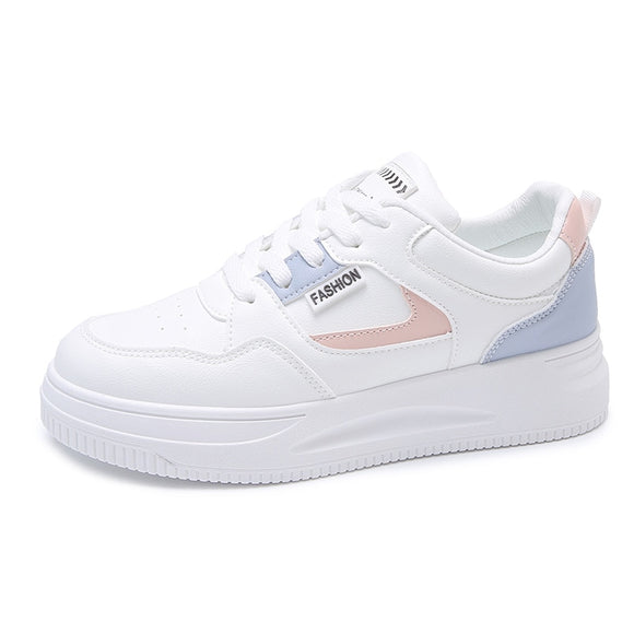  Small White Shoes Women Spring Autumn Korean Version Casual Sneakers Students Thick Sole Board Mart Lion - Mart Lion