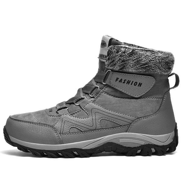 Couple Hiking Shoes High-Top Outdoor Cotton Shoes Velvet Wear-resistant Men's Trekking Tactical Sneakers Mart Lion   