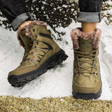 Winter Men‘s Hiking Shoes Outdoor Trekking Boots High Top Mountain Climbing Sneakers Tactical Ankle Boots Mart Lion   