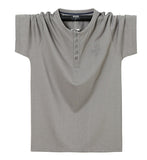 Summer Cotton White Solid T Shirt Men's Causal O-neck T-shirt Classical Oversized Men's Streetwear Top Tees Mart Lion   