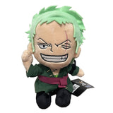 14-25cm One Piece Plush Toys Anime Figure Luffy Chopper Ace Law Cute Doll Cartoon Stuffed Keychain Pendants Kids Xmas Mart Lion 25CM 25CM Zoro 