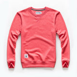 Men's Hoodies Fall Winter Men/Women Casual Round collar Hoodies Sweatshirts Solid Color Sweatshirt Tops Mart Lion Red M 