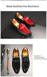 Loafers Men's Shoes PU Colorblock Casual Wedding Party Daily Faux Suede Elegant Bow Classic Dress Mart Lion   