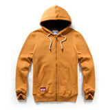 Solid Color Hoodie Men's Zip Up Long Sleeve Oversized Jacket Coat Harajuku Gothic Hooded Sweatshirt Teen Mart Lion Yellow M 
