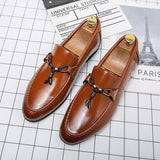 Casual Men Leather Shoes Loafers Soft Dress Wedding Designer Flat Sneakers Mart Lion   
