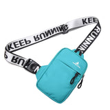 Fengdong small chest bag women mobile phone outdoor Sports men's mini shoulder female messenger bag Mart Lion Green China 