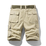 Summer Thin Men's Cargo Shorts Cotton Button Pocket Washed Comfort Casual Shorts Slim Fit Outdoor Men's Shorts Mart Lion   