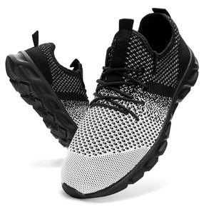 Light Men's Running Shoes Breathable Sneaker Casual Antiskid and Wear-resistant Jogging Sport Mart Lion Black3 36 