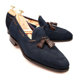Loafers Suede Summer Walk Shoes Flats Causal Moccasin Soft Sole Mules Slip On Driving Autumn Mart Lion Sky blue 6.5 
