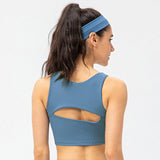  Women's Short Sleeve T-Shirt Tops Solid Color Slim Fitness Chest Pads Breathable Soft Gym Clothes Mart Lion - Mart Lion