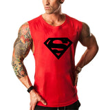 Clothing men's Gym Tank Tops Summer Cotton Slim Fit shirts Bodybuilding Sleeveless Undershirt Fitness tops tees Mart Lion red86 M 