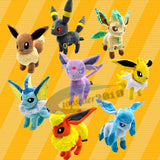 Pokemon Plush Toys 15-20CM Kawaii Eevee Eeveelution Sylveon Flareon Jolteon Umbreon Vaporeon Dolls Toy Kids Xmas Mart Lion   