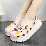 Summer Pink Cute Women's Garden Shoes Lightweight Platform Sandals Women Outdoor Non-slip Beach Slippers Women Mart Lion   