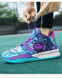 Graffiti Basketball Shoes Men's Outdoor Streetball Shoes Unisex Platform Male Sneakers Teens Basketball Trainers Mart Lion   