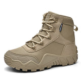 Winter Men's Military Boots Outdoor Hiking Special Force Desert Tactical Combat Ankle Work Mart Lion 805-sand 40 
