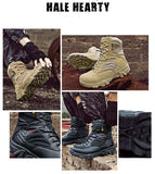 Winter Tactical Military Combat Men's Leather Boots US Army Hunting Trekking Camping Mountaineering Mart Lion   