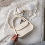 Senior Sense Of Magnanimity Handbag Female Small Bags Women Bag Texture Crossbody Bag Hundred With Small Squa Mart Lion White  