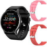 Smart Watch Men's Elegant Women Smartwatch Heart Rate Sleep Monitor Sport Fitness Music Ladies Waterproof Wrist Watch Mart Lion add 2 starps 1 China 