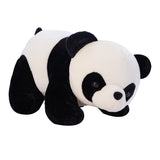 20cm Cute Lying Panda Doll National Treasure Zoo Plush Toy Mart Lion   