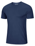 Soft Summer T-shirts Men's Anti-UV Skin Sun Protection Performance Shirts Gym Sports Casual Fishing Tee Tops Mart Lion Navy CN L (US M) China
