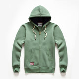 Solid Color Hoodie Men's Zip Up Long Sleeve Oversized Jacket Coat Harajuku Gothic Hooded Sweatshirt Teen Mart Lion Green M 