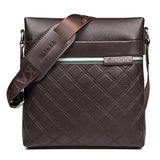 Shoulder Bag Luxury Design Soft PU Leather Vintage Messenger Boy Men's Elegant Male Crossbody Bags Mart Lion brown 25x27x6cm 