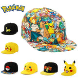  Anime Pokemon Baseball Cap Pikachu Poke Ball Printed Hat Adjustable Cosplay Hip Hop Cap Girls Boys Figures Toys Mart Lion - Mart Lion
