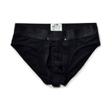 Gay Underwear Briefs Ropa Interior Hombre Cotton Ring Sissy Men's Underpants Calzoncillos Hombre Mart Lion Black M 