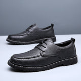 Men's Shoes Casual British Style Handmade Oxford Flats Classic Dress Wedding Office Leather Mart Lion   