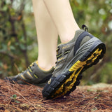 Summer Hiking Shoes Women Hiking Shoe Mesh Hollow Breathable Outdoor Trekking Sports Wear-Resistant Men's Shoe Mart Lion   