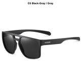 JackJad Outdoors Sports Square Shield Style Polarized TR90 Sunglasses Men's Women Brand Design Shades 3045 Mart Lion C5 Polarized 