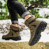 Winter Men‘s Hiking Shoes Outdoor Trekking Boots High Top Mountain Climbing Sneakers Tactical Ankle Boots Mart Lion   